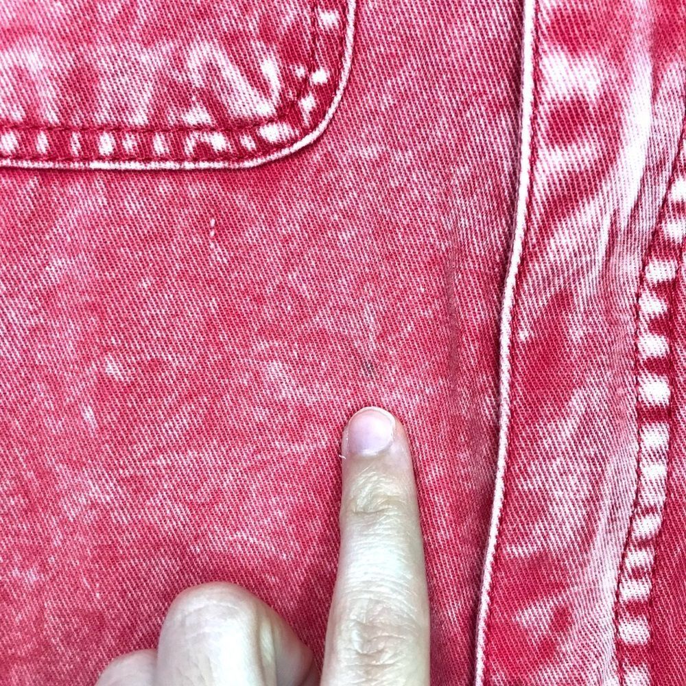 Boho Jean Short Jumper, Stonewashed, Zipper Front, Working Pockets 2X - Picture 12 of 12